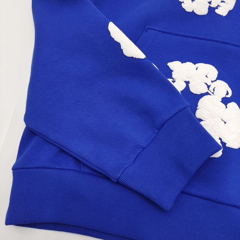 The Cotton Wreath Blue Hoodie