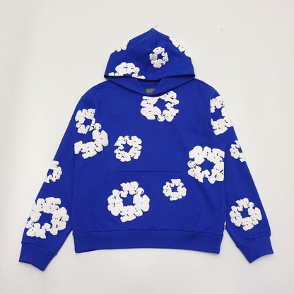 The Cotton Wreath Blue Hoodie
