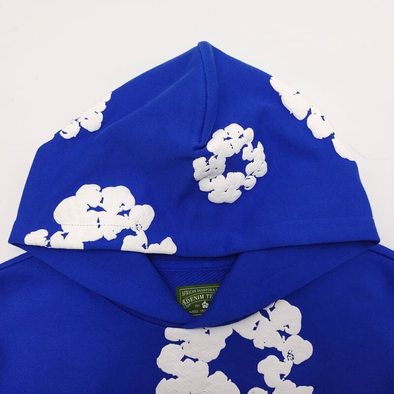 The Cotton Wreath Blue Hoodie