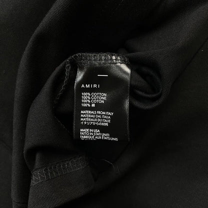 Staggered Logo Black T-Shirt