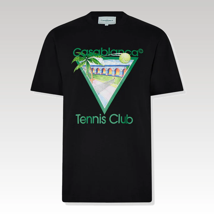 Casa Tennis Club Black T-Shirt