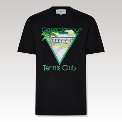 Casa Tennis Club Black T-Shirt