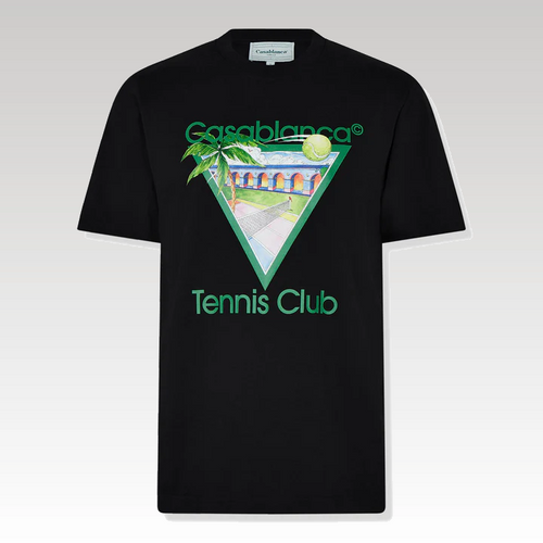 Casa Tennis Club Black T-Shirt